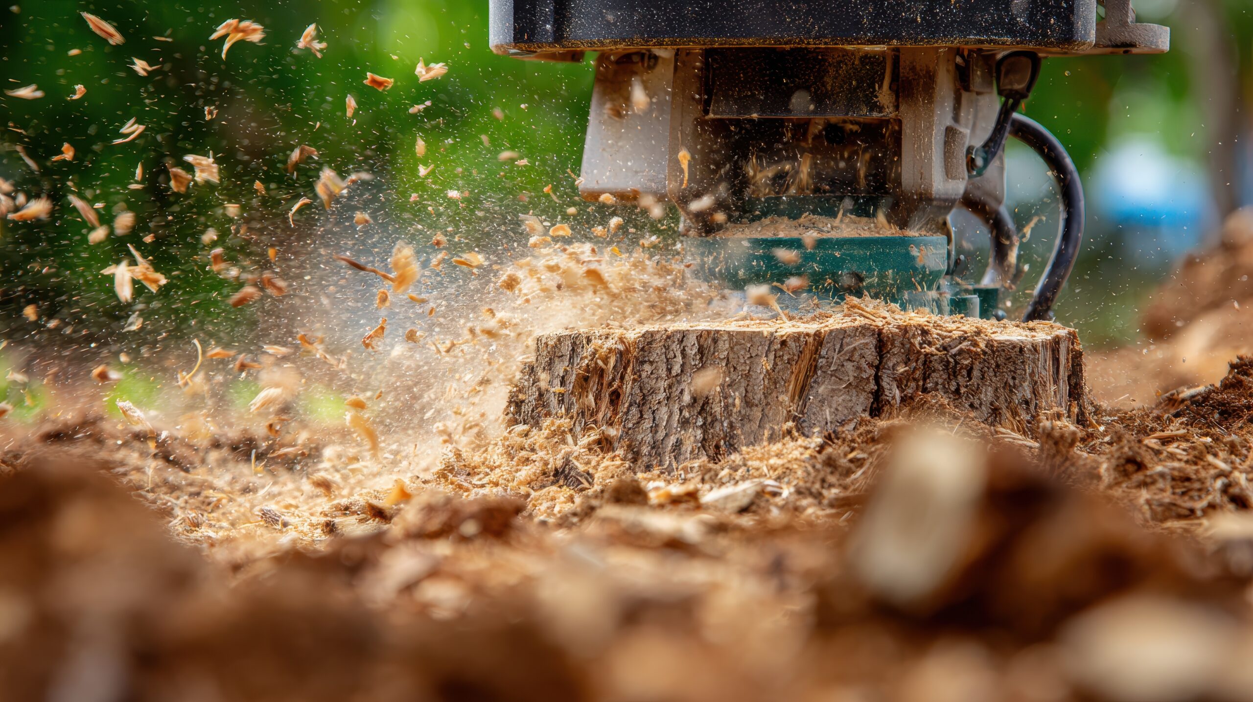 Abatteuse et porteur forestier